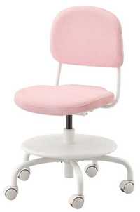 Детский стул IKEA для письменного стола светло-розовый (VIMUND ВИМУНД)