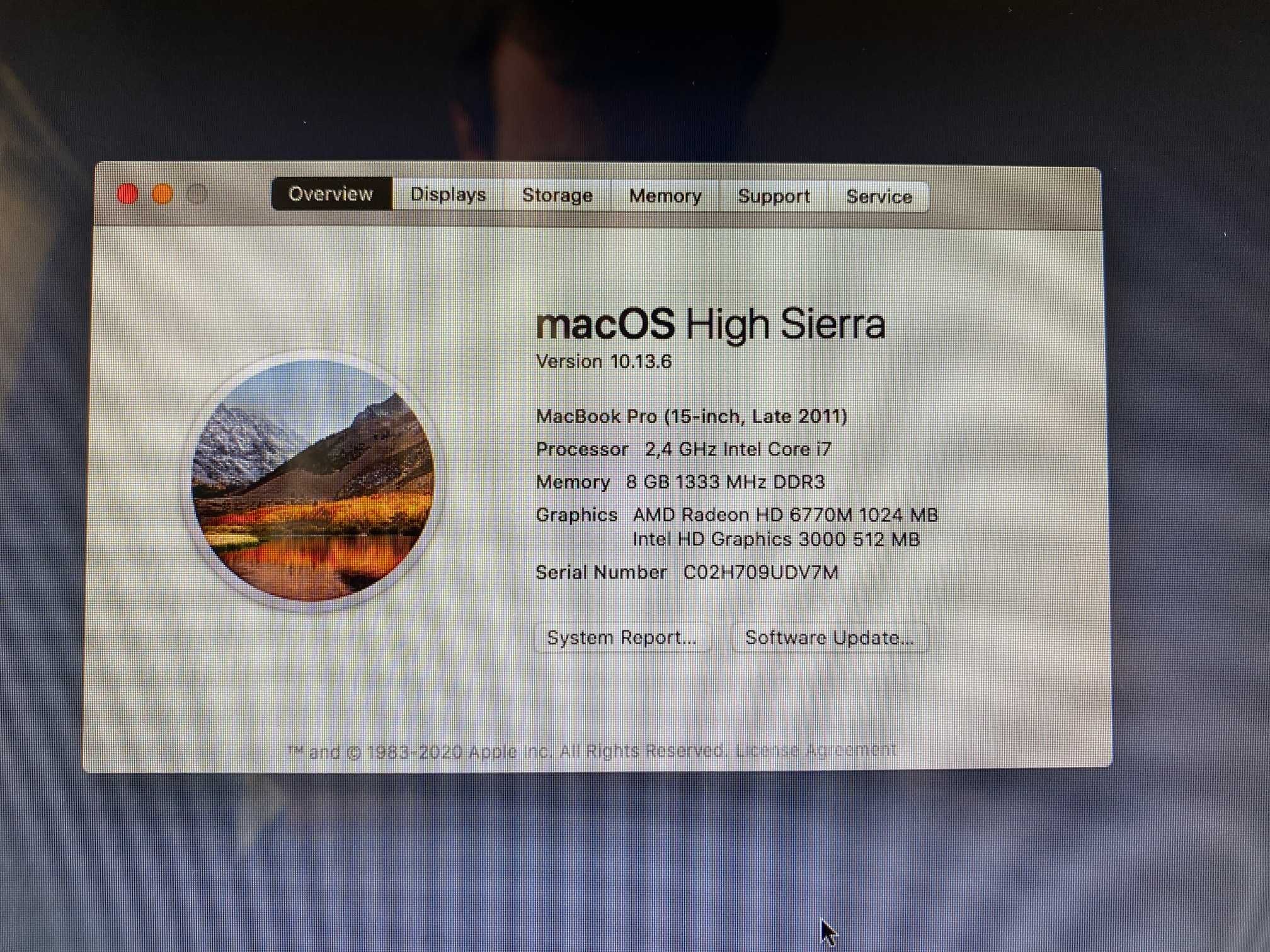 MacBook Pro (15 polegadas, finais de 2011) Muito estimado.