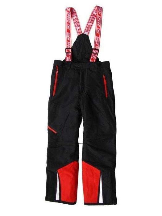 Теплые термо горнолыжные штаны брюки полукомбинезон комбинезон 11 12 л