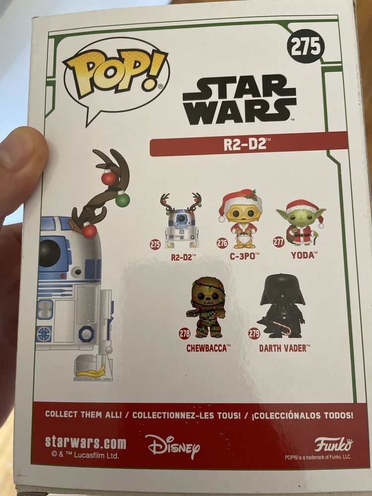 r2d2 funko pop numero 275 NOVO edição limitada de natal!!!