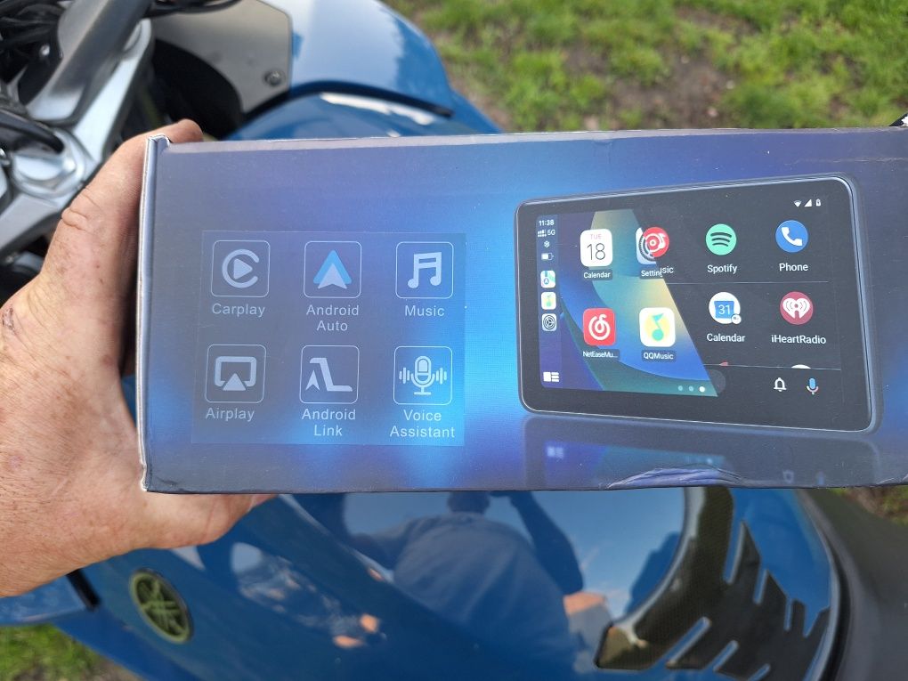 Nawigacja motocyklowa carplay android auto