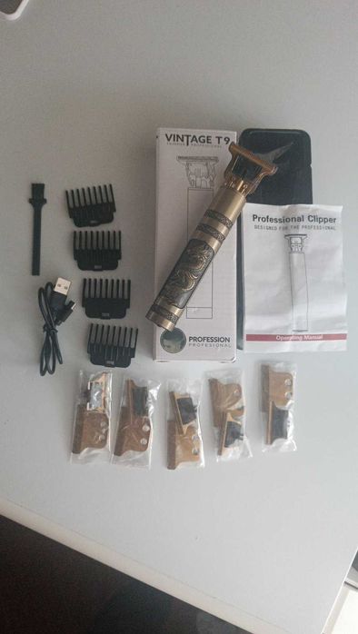 Тример VINTAGE Т9  металевий +5 змінних ножів