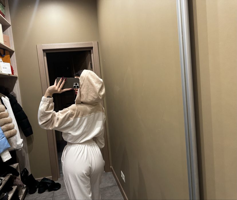 Білий теплий комбінезон ліор