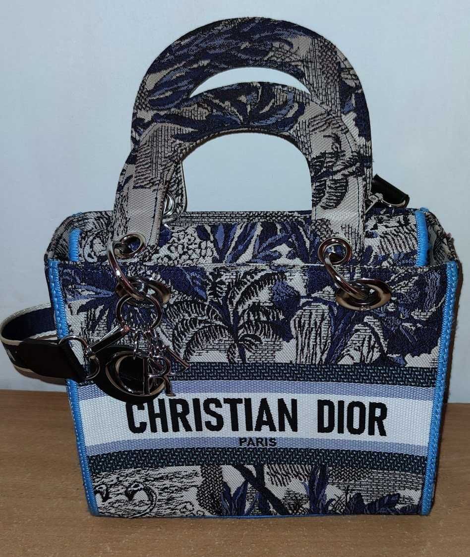 Torebka Christian Dior śliczny wzór Damska Modna Stan idealny