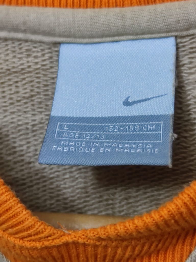 bluza hoodie kangurka longsleeve crewneck Nike S M classic sport retro