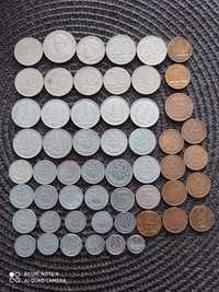 Monety z PRL 55 sztuk