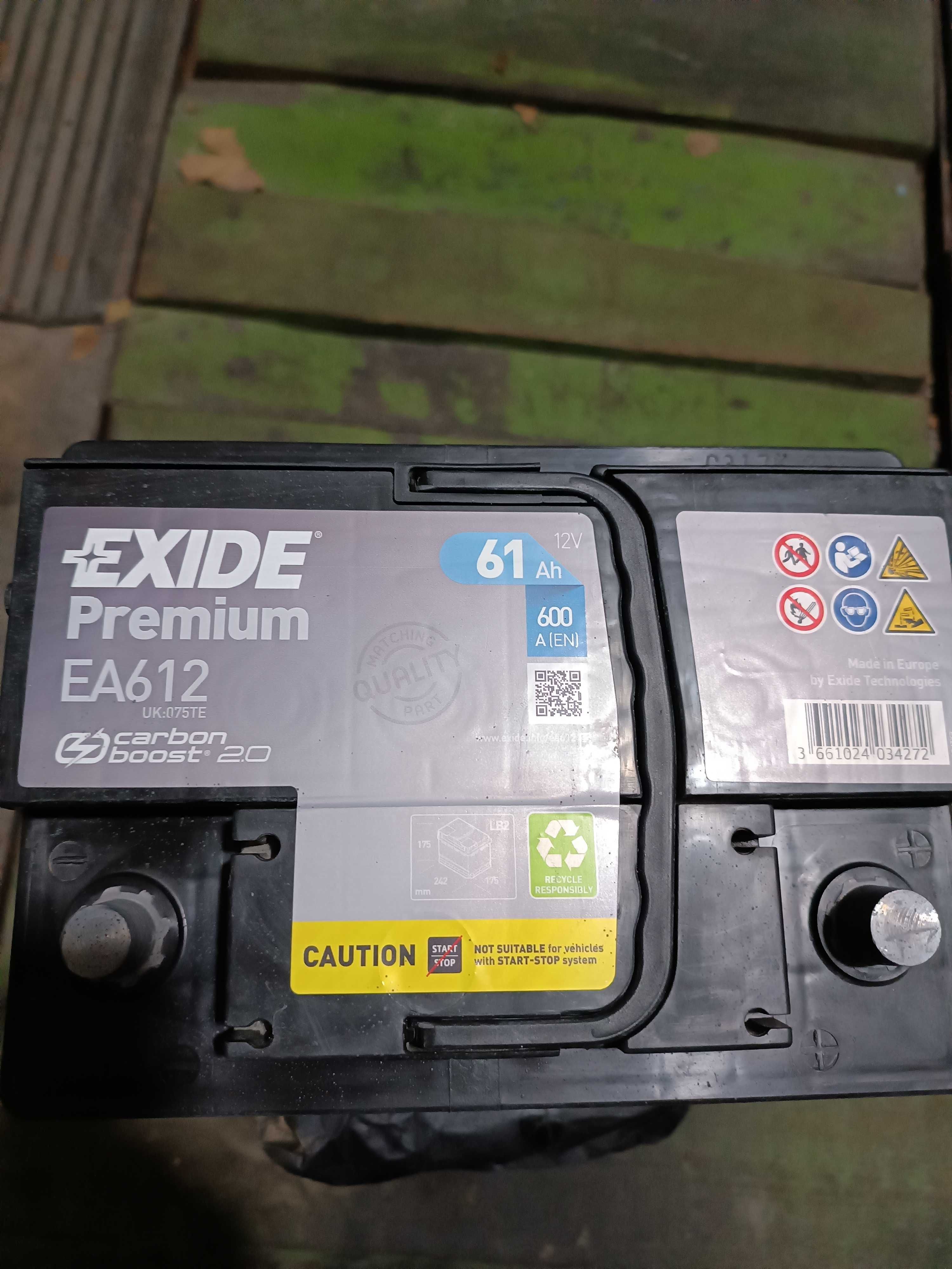 Акумулятор автомобільний EXIDE PREMIUM 61A (EA612)