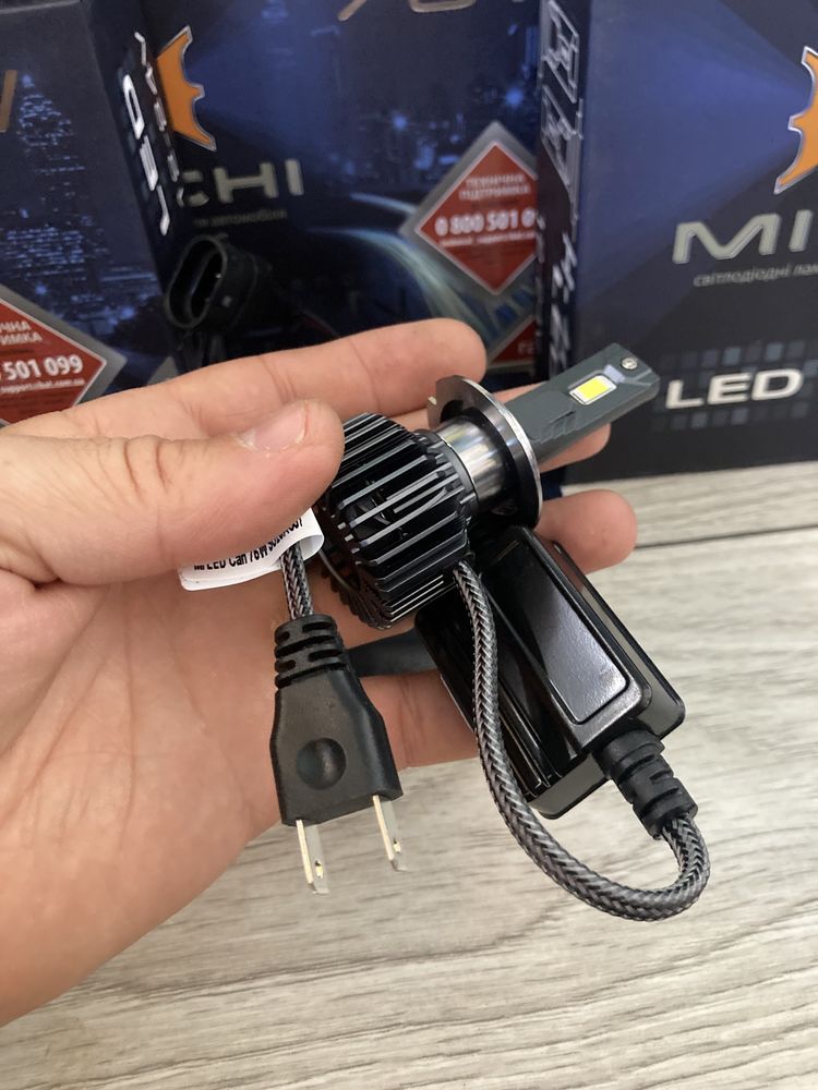 Led Mishi 75W H7,H11,HB4/HB3,H1 цена за комплект