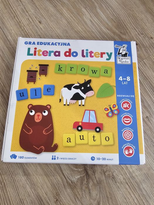 Gra w literki. Nauka czytania.