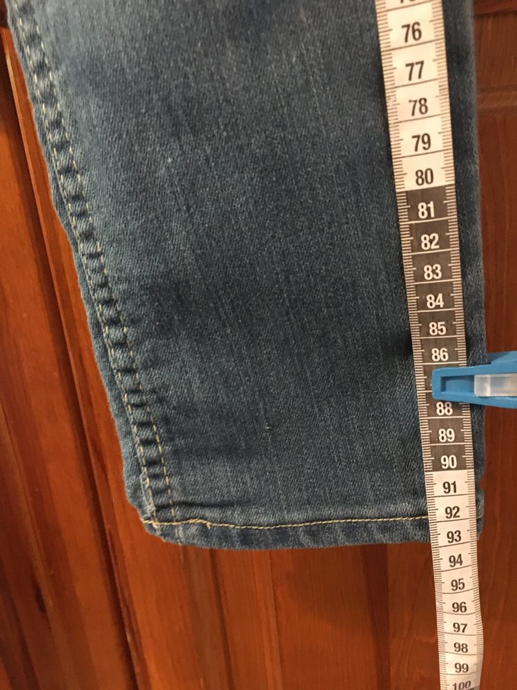 Damskie spodnie jeans S spodnie rurki dla nastolatki 36