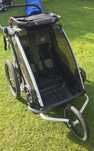Przyczepka rowerowa dla dziecka THULE Chariot Cab 2 Cypress Green