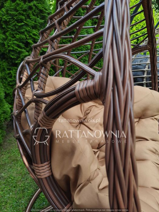 Fotel Wiszący Bujany Kokon XXL Bujak Ogrodowy WYPRZEDAŻ powyżej -30%