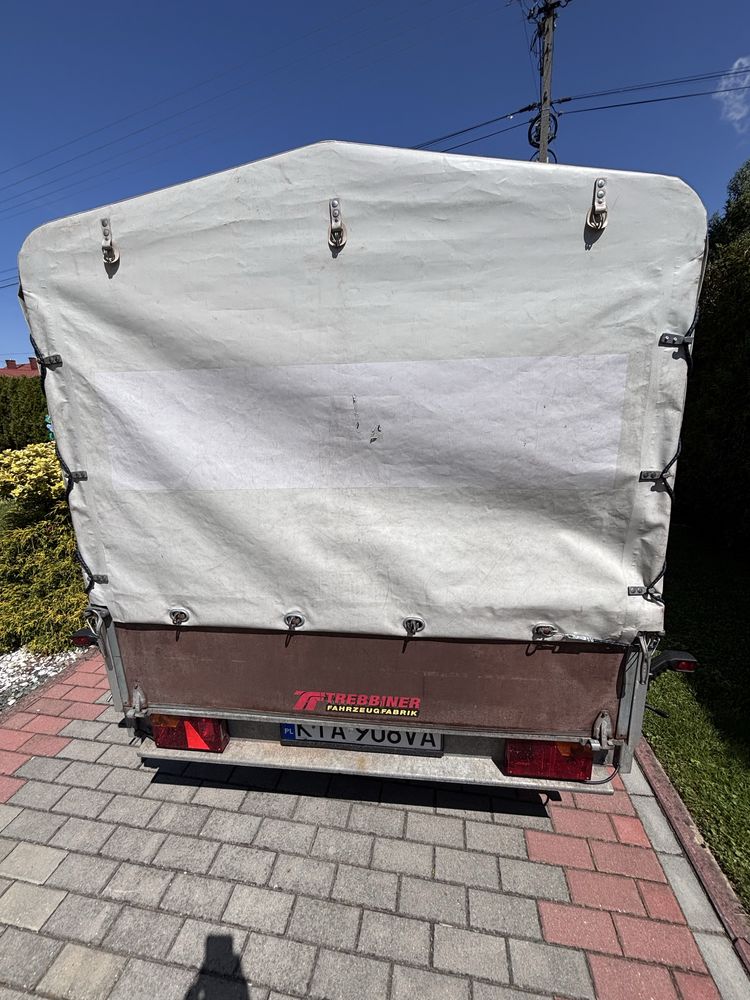 Przyczepa samochodowa z hamulcem 1500kg dmc