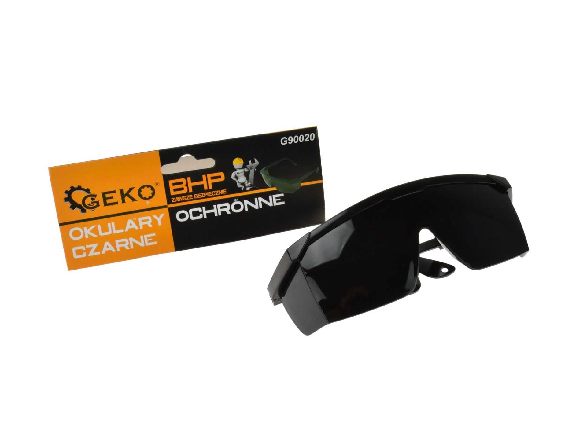 #1551 Okulary ochronne czarne Geko G90020