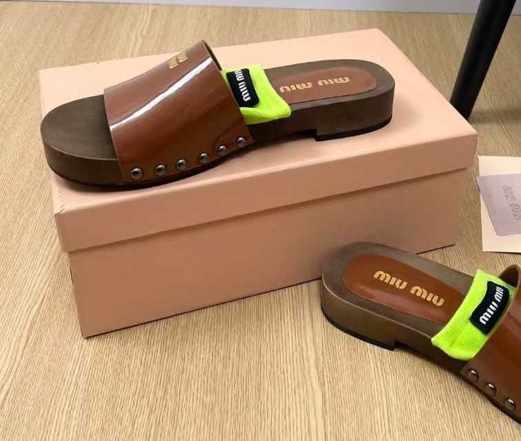 Женские  сабо шлепки мюли Miu Miu +Подарок !