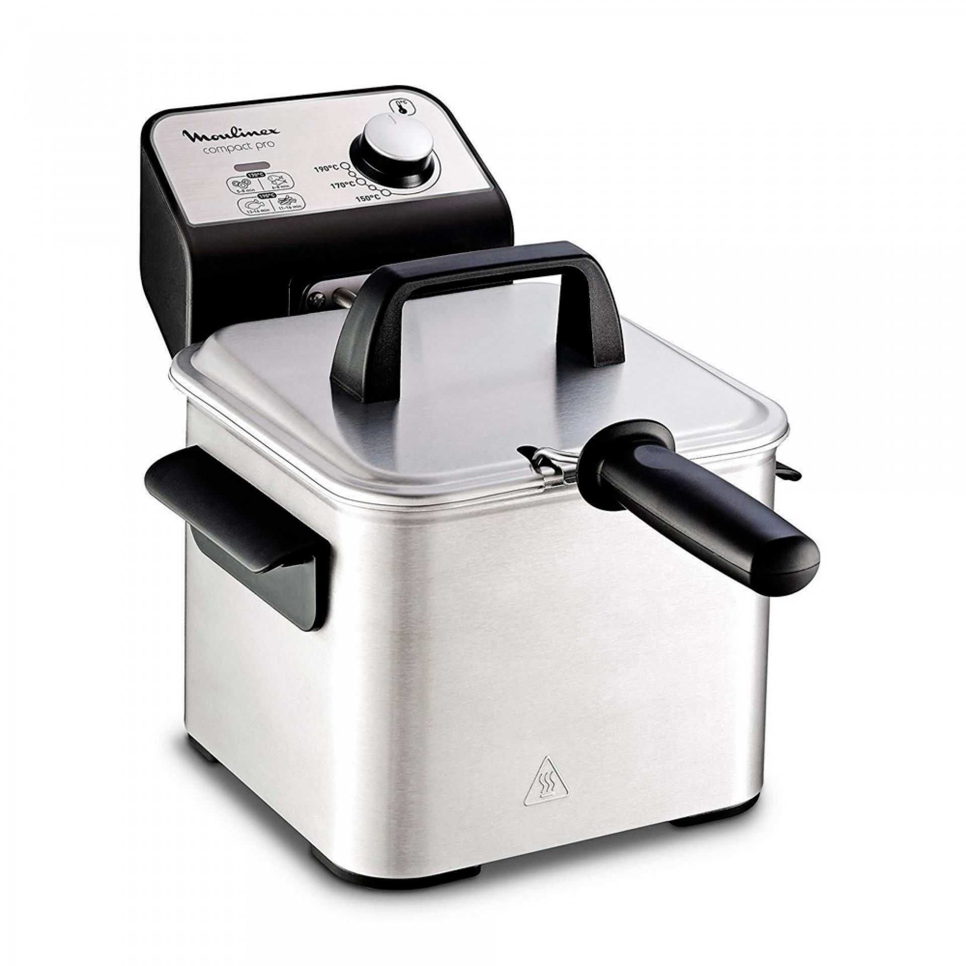 Fritadeira Moulinex 2L 1700W INOX -AM322070 - NOVA