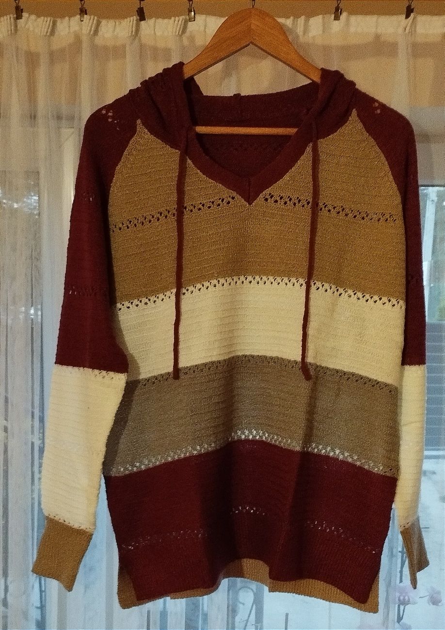 Sweter z dzianiny XL