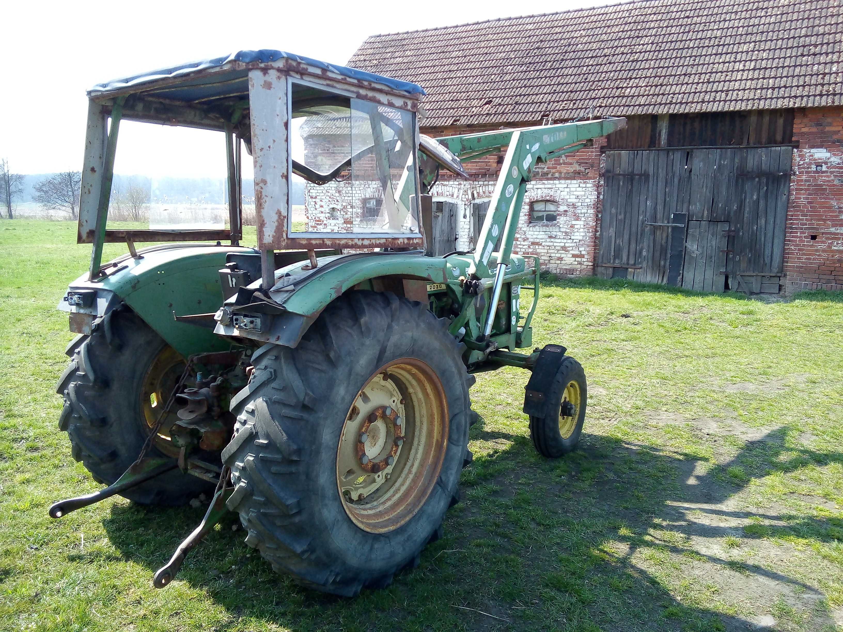 Ciągnik traktor john deere 2030 z turem w orginale