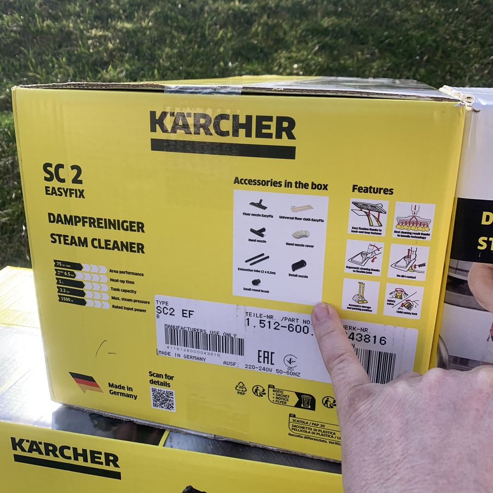 Пароочиститель Karcher sc2 premium weit easyFix пароочисник