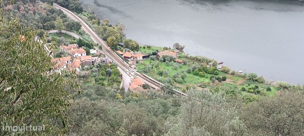 Terreno florestal com vista para a praia fluvial de Porto de Rei em Ba