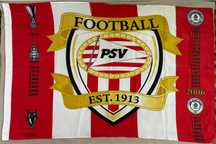 Flaga na kij PSV Eindhoven 2006