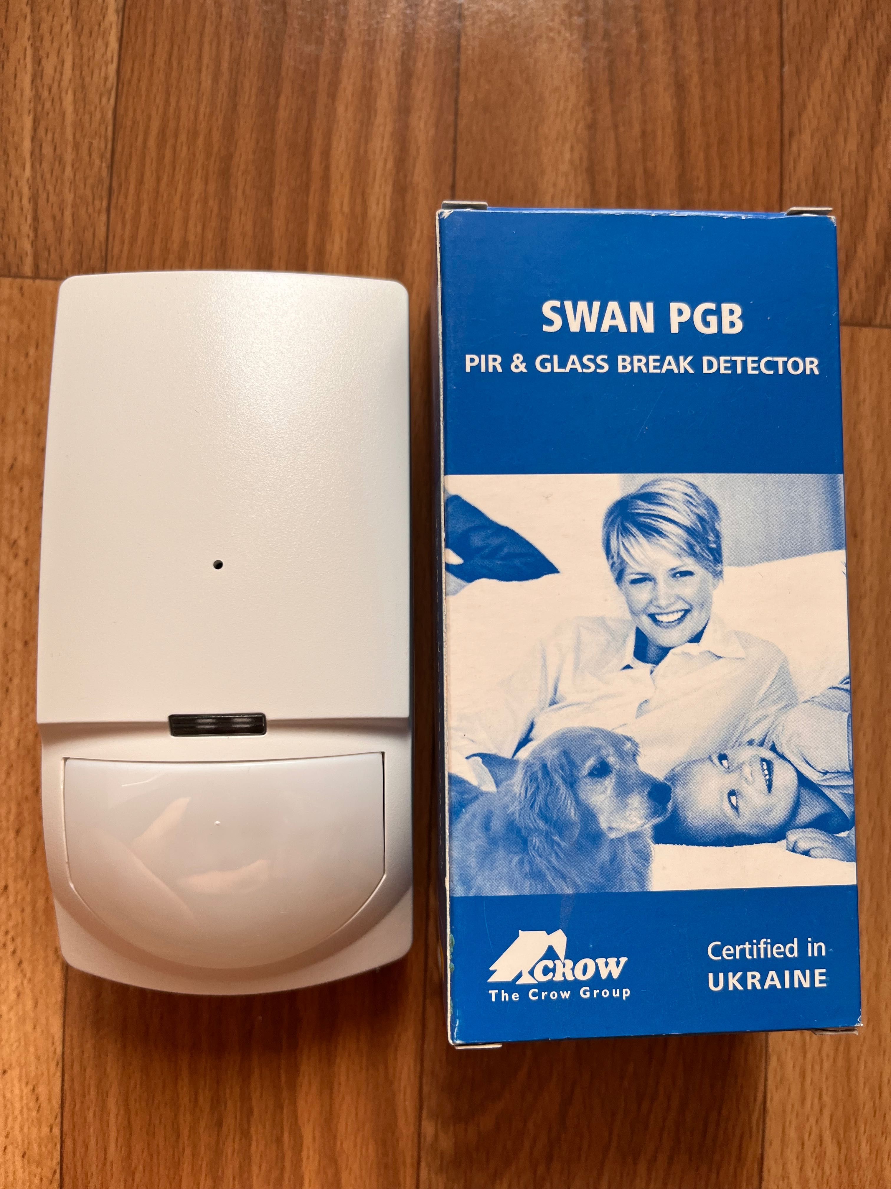 Датчик комбінований SWAN PGB датчик руху та розбиття скла)