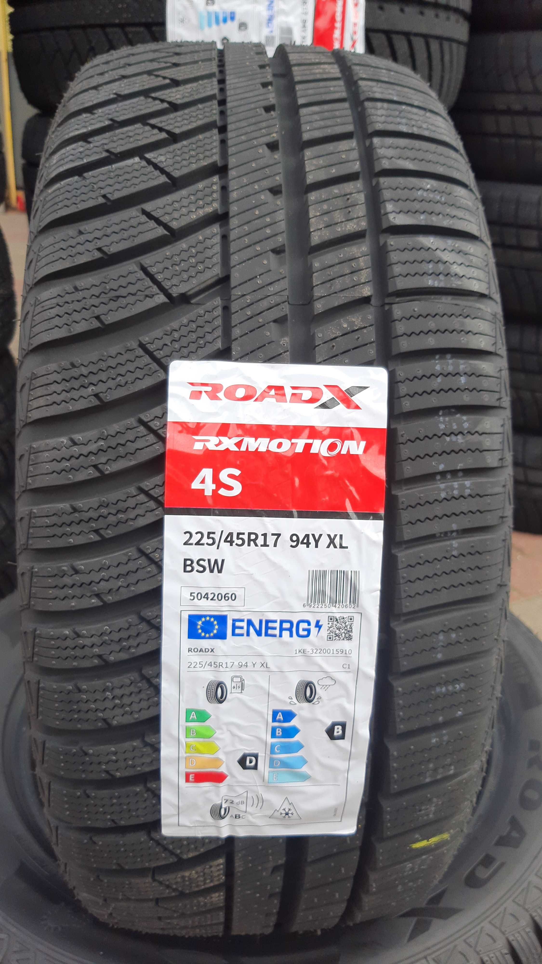 225/45 R17 Roadx RX Motion4S Opony Wielosezonowe Nowe !!! MASGUM!!!