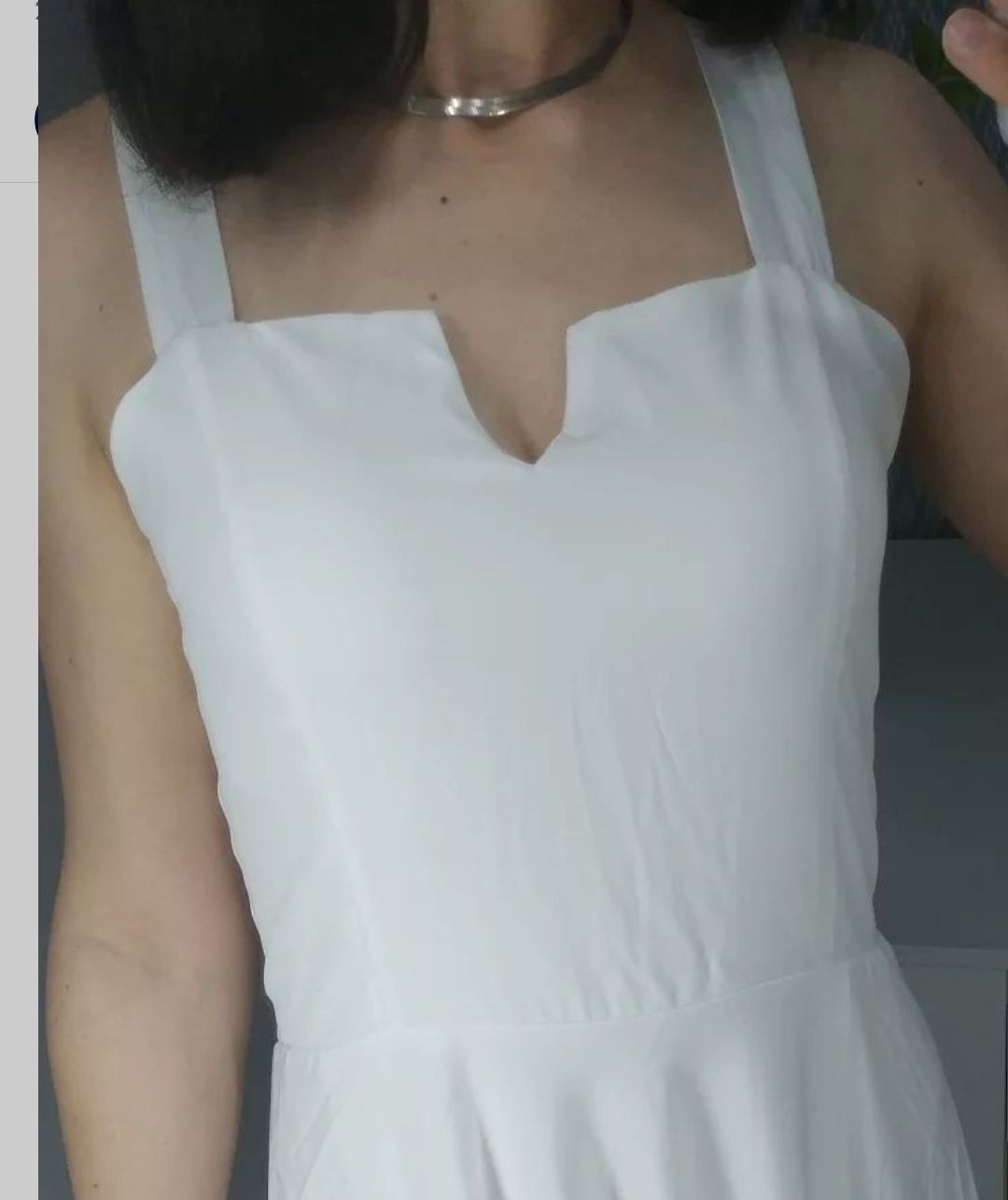 Довге біле плаття, стан нового