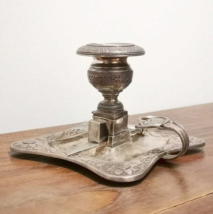 PRATA | Palmatória tesoura espevitadeira | século XVIII