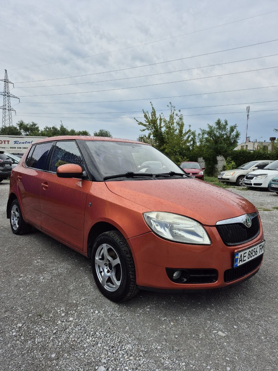 Scoda fabia new 2009 год кондёр Фабия