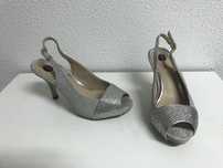 Sapatos Prateados 36 Impecáveis.