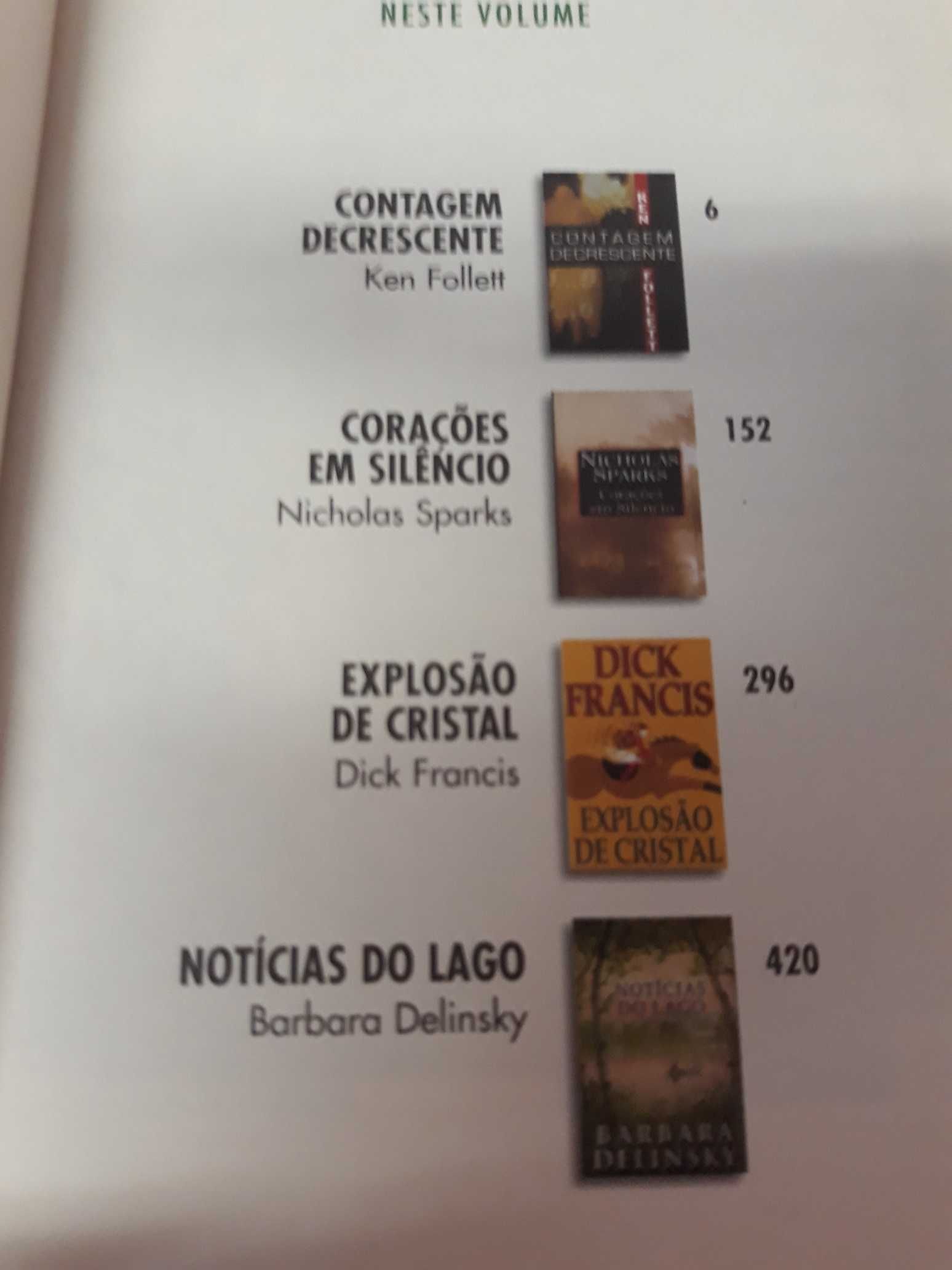 Selecções do Livro - volume com 4 livros