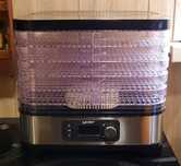 Duża Suszarka Do Grzybów Owoców 450w Inox Timer +6 Sit+9 Dodatków 10w1