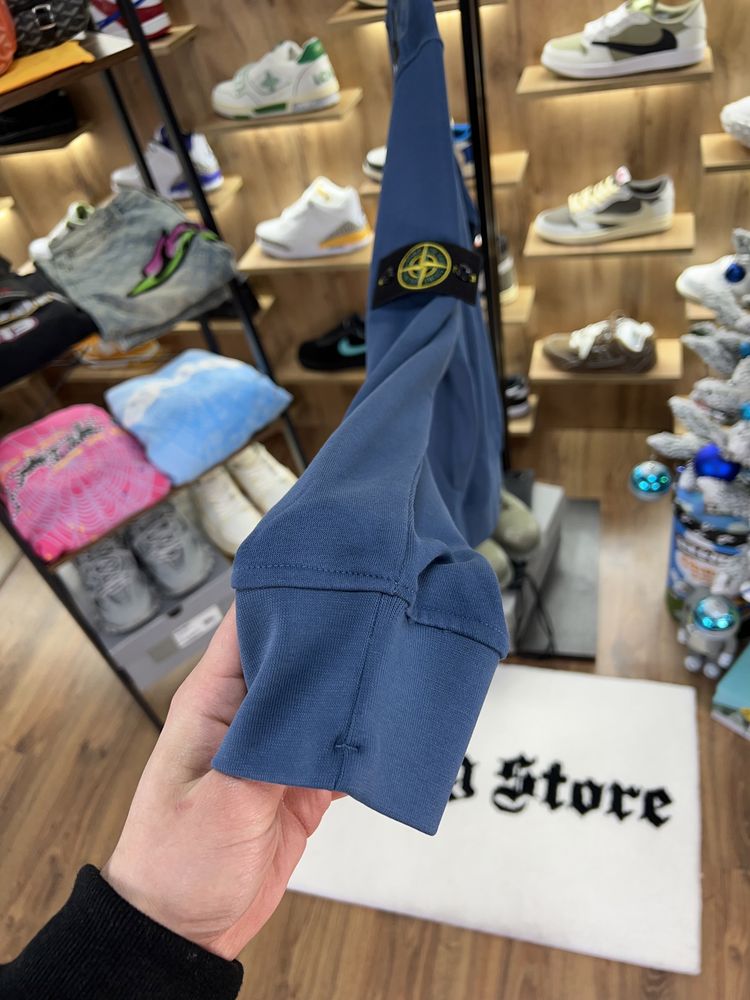 Світшот Stone Island Logo Patch Blue