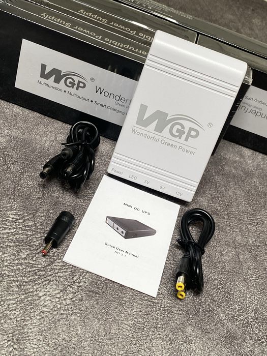 Безперебійник для роутера міні-UPS ємністю 38.48wH/10400mAh