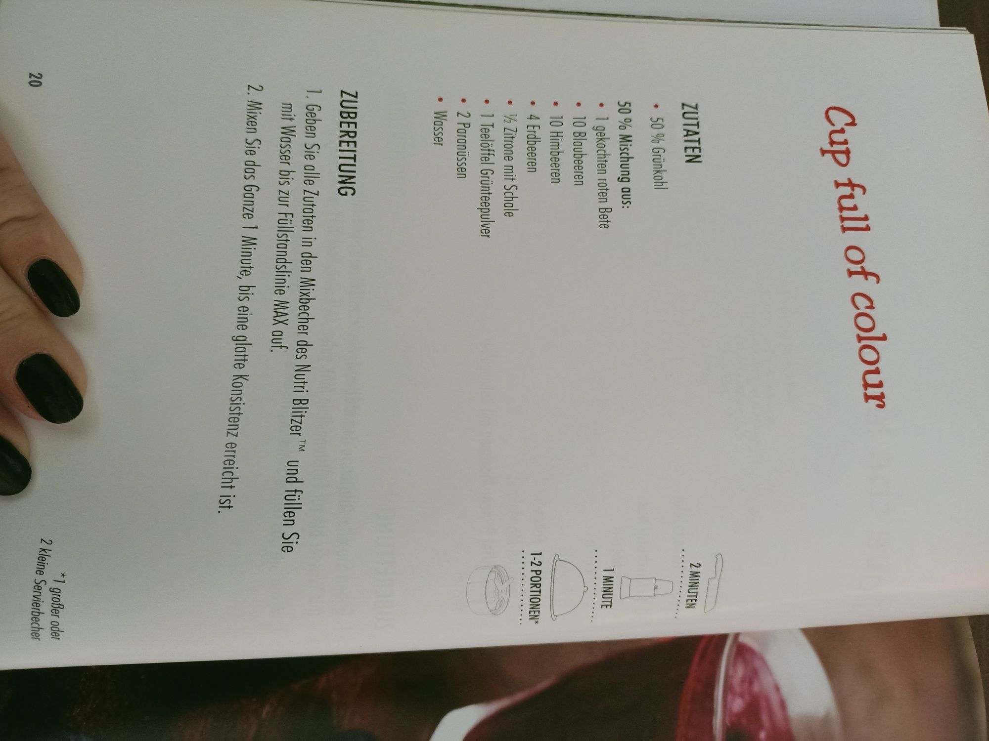 Książka smoothie PO NIEMIECKU
