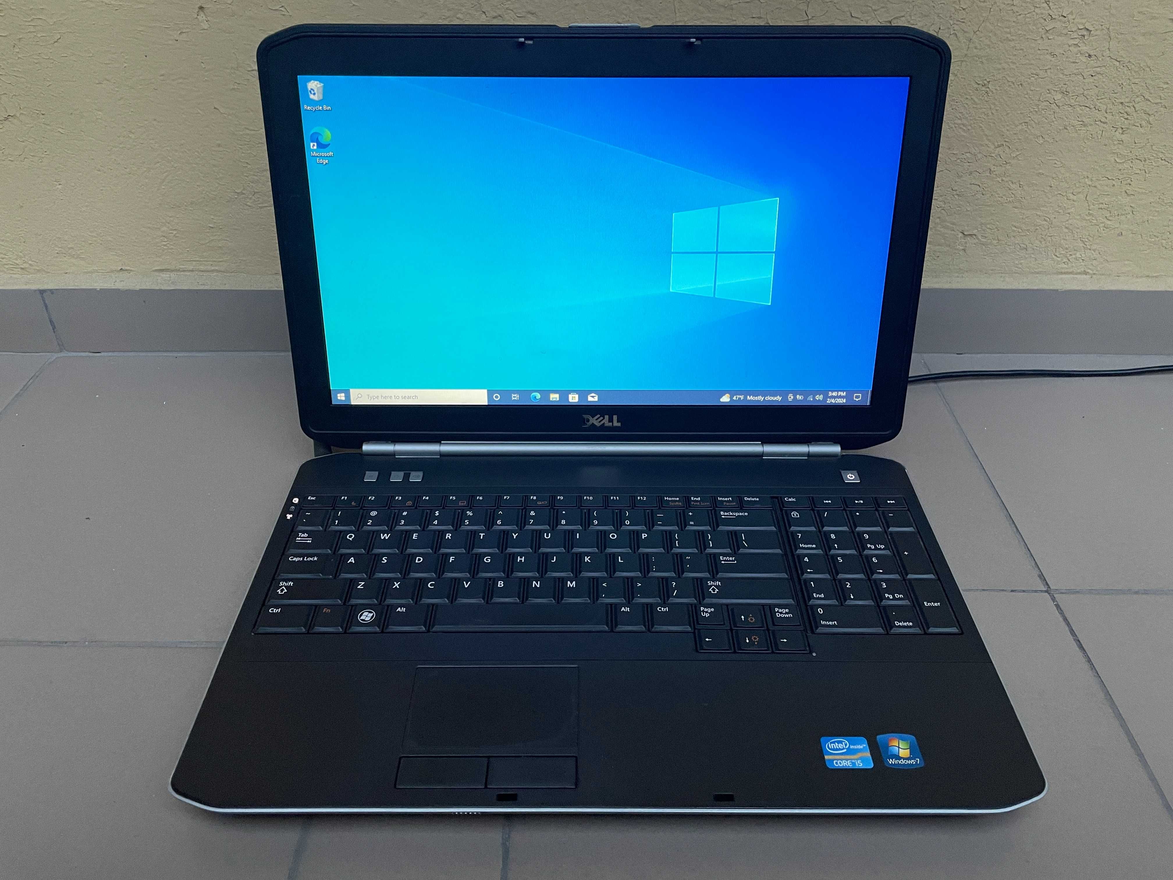 Dell Latitude E5520/15.6/Core i5 2520M 3.2GHz/RAM 4GB/HDD 320GB/Win10