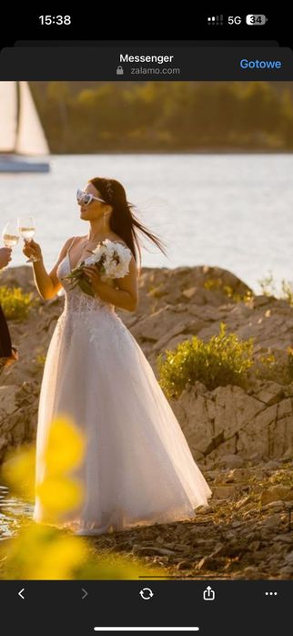 Suknia ślubna projekt włoski