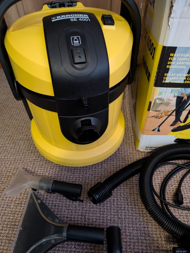 Odkurzacz piorący Karcher SE 4001 1.081-130.0 1400W stan idealny