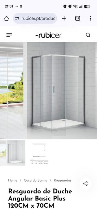 vendo base de duche com resguardo