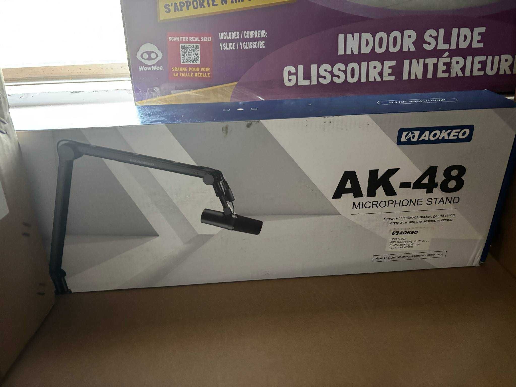 Ramię mikrofonu, Aokeo AK-48 regulowany kompaktowy mikrofon