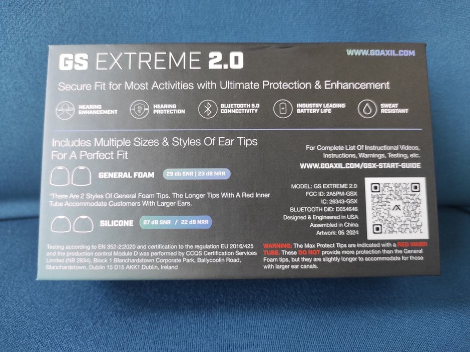 Słuchawki aktywne Axil GS Extreme 2.0