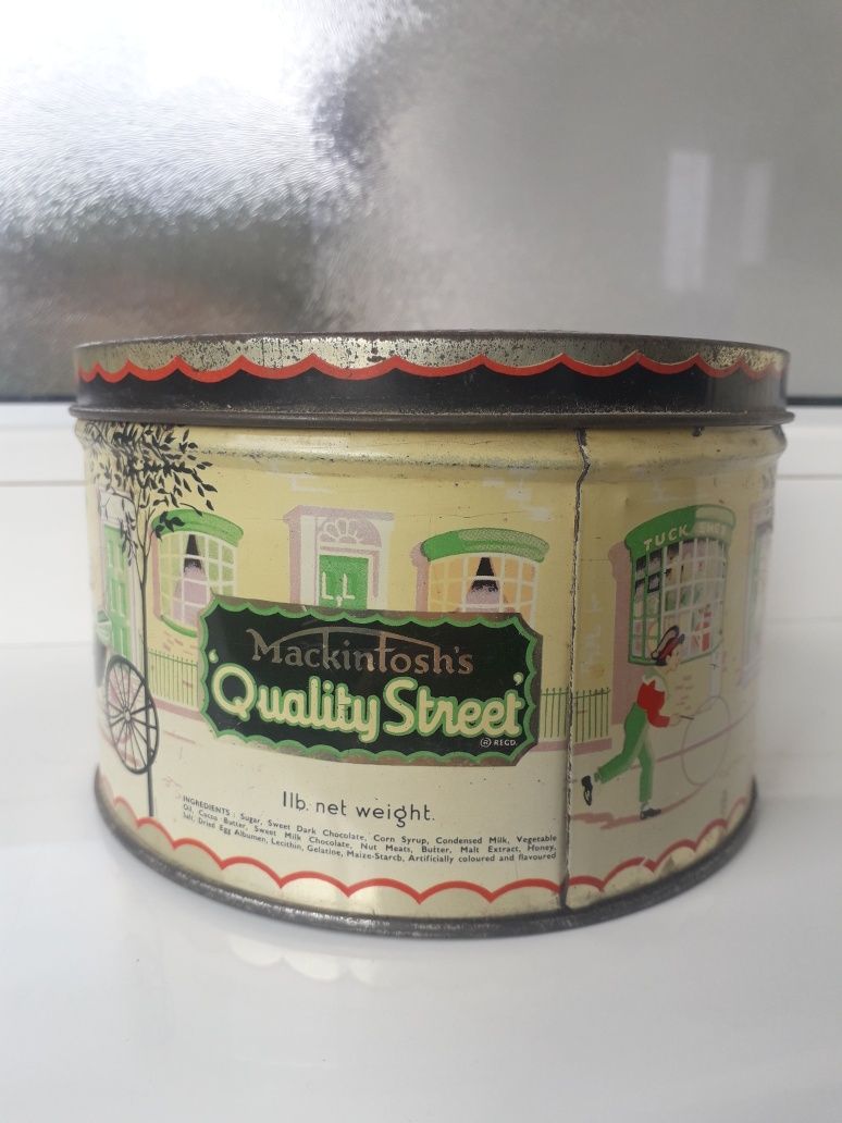 PRL Vintage Street Candy Mackintosh's Quality puszka po cukierkach