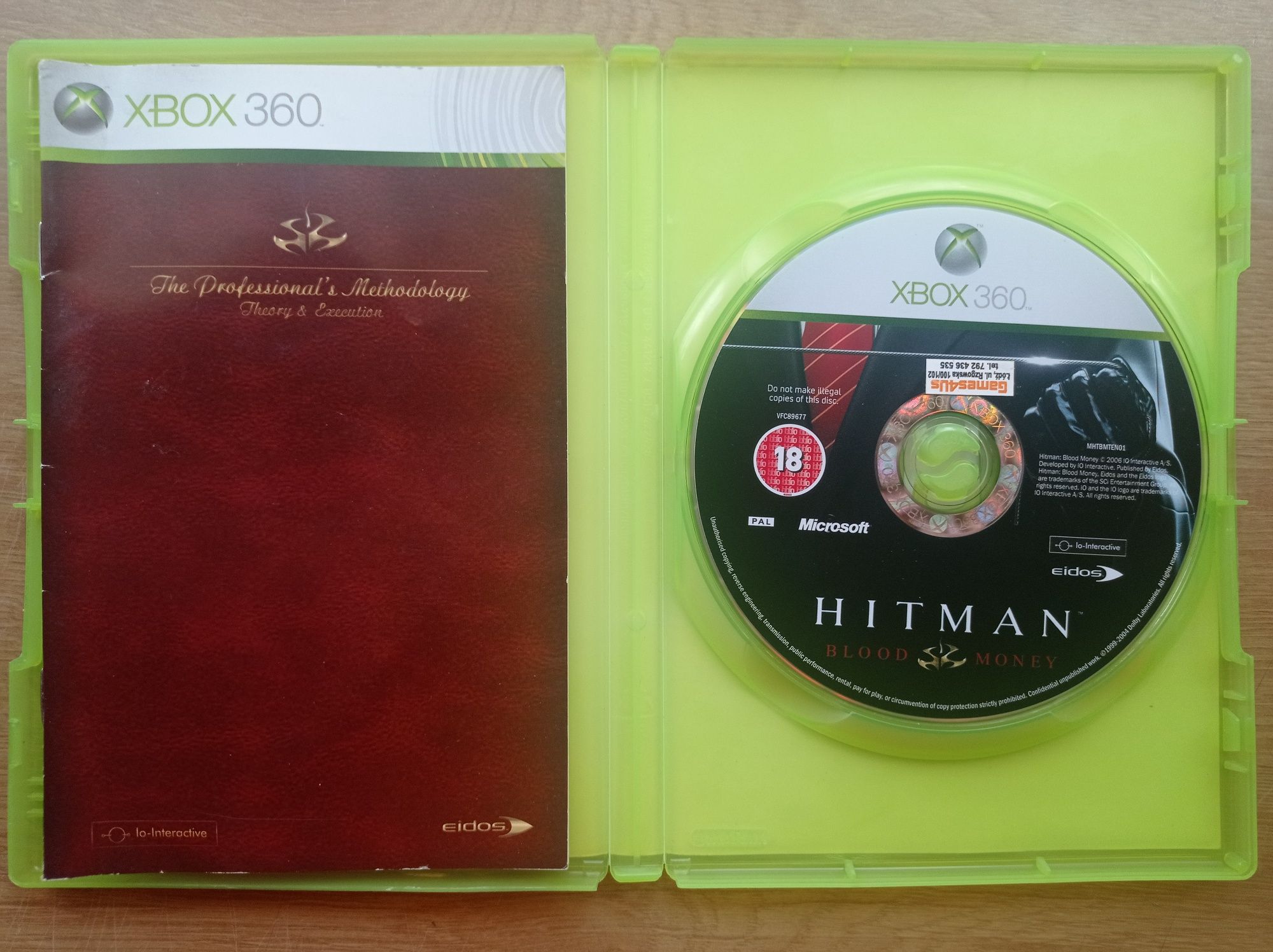 Xbox 360 Hitman Blood Money Krwawa Forsa