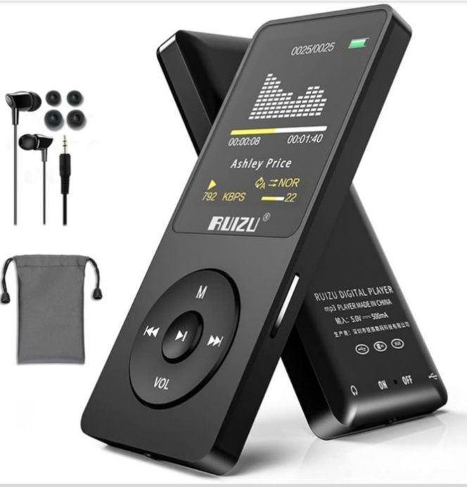 MP3 odtwarzacz Ruizu czarny nowy