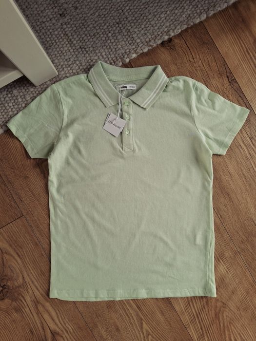 134cm, koszulka polo, bluzka z kołnierzykiem