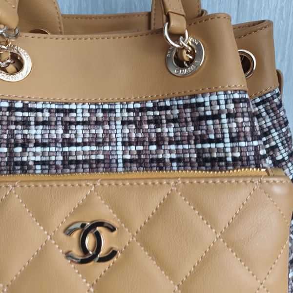 Torba plecak Tweed Caramel Elegancka Hit Coco