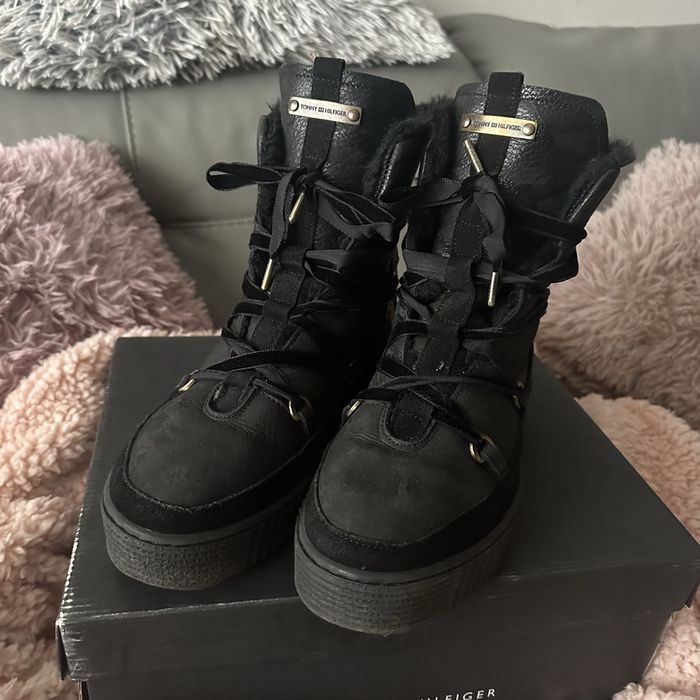 Botki buty sniegowce tommy hilfiger
