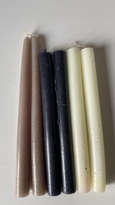 Świeczki długie do świecznika