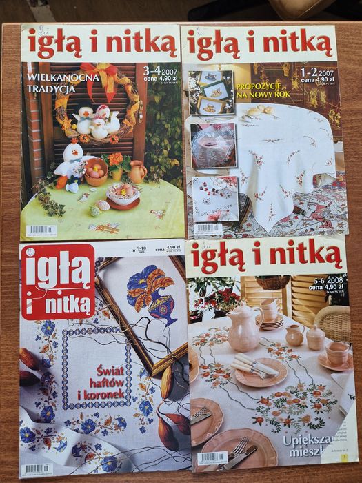 Igłą i nitką 4 czasopisma